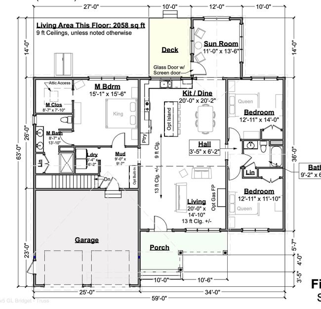 LOT-46 - 17 Winchester Lane, House other with 3 bedrooms, 1 bathrooms and null parking in Tuftonboro NH | Image 3