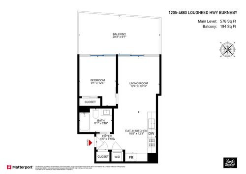 1205-4880 Lougheed Highway, Burnaby, BC, V5C0N1 | Card Image