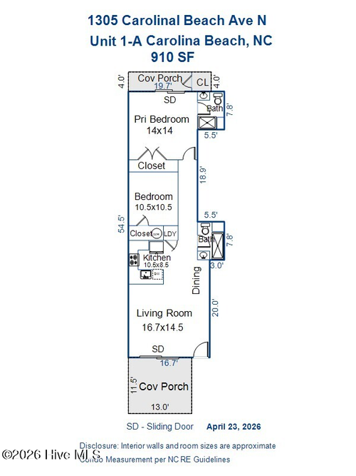 apt-1a-1305 Carolina Beach Ave N, Carolina Beach, NC, 28428-5945 | Card Image