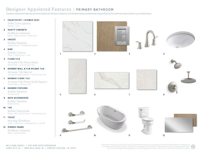 Artisan Mediterranean-Primary Bathroom Selections | Image 13