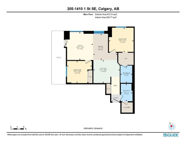 205 - 1410 1 Street Se, Home with 2 bedrooms, 2 bathrooms and 1 parking in Calgary AB | Image 40