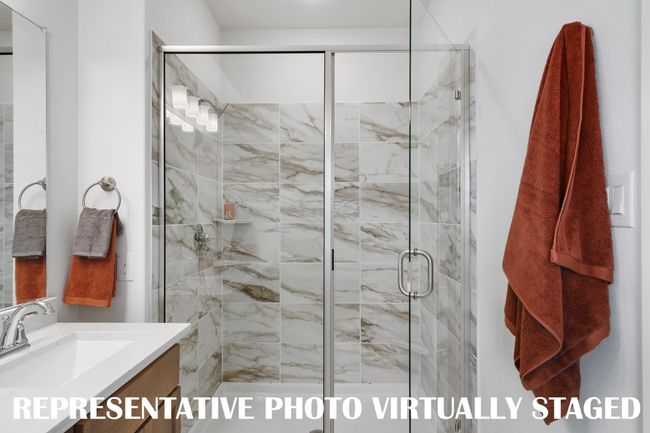 You'll never want to leave the oversized walk in shower in your new owner's bath! REPRESENTATIVE PHOTO | Image 11