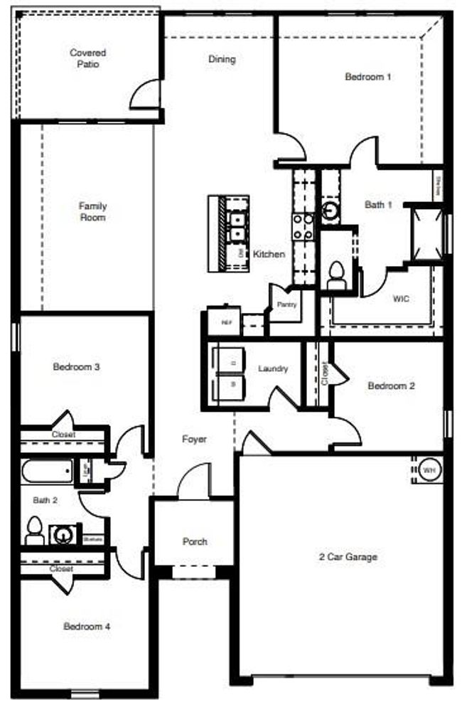 D.R. Horton's Huntsville floorplan - All Home and community information, including pricing, included features, terms, availability and amenities, are subject to change at any time without notice or obligation. All Drawings, pictures, photographs, video, square footages, floor plans, elevations, features, colors and sizes are approximate for illustration purposes only and will vary from the homes as built. | Image 40