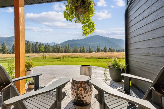View of patio with a view of rural / pastoral area and a mountain view | Image 36
