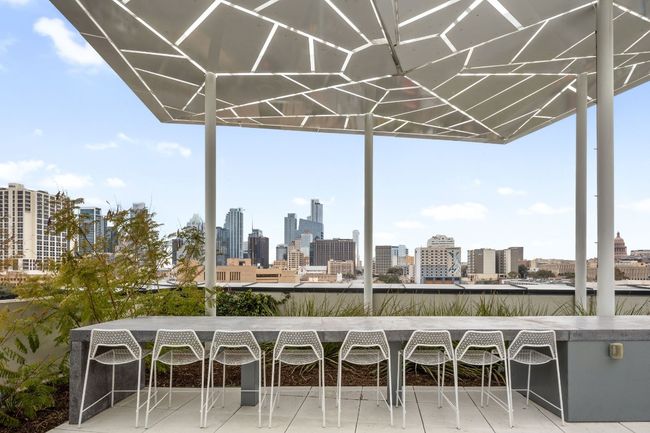 Rooftop patio seating overlooking Downtown Austin | Image 4