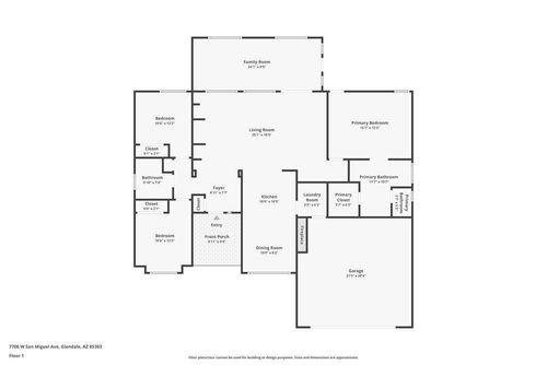 7706 W San Miguel Ave, Glendale, AZ, 85303-5139 | Card Image