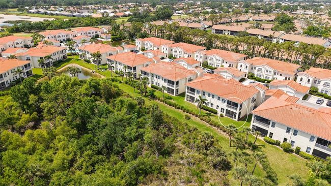 The lanai of this first floor condo is pictured at the bottom of the circle. | Image 51