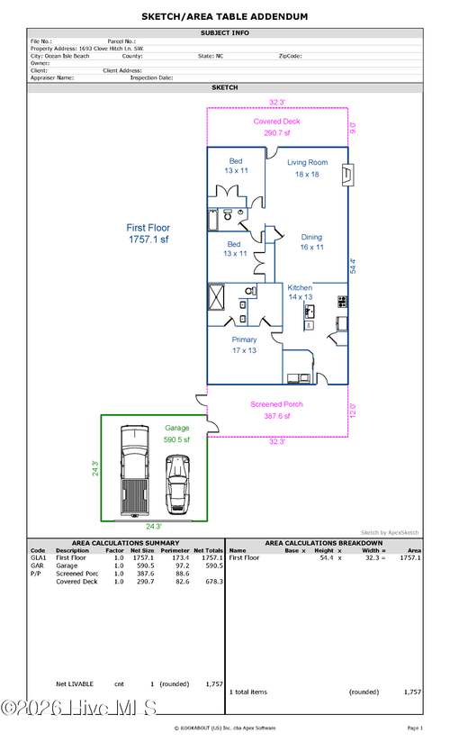 1693 Clove Hitch Ln Sw, Ocean Isle Beach, NC, 28469-1305 | Card Image