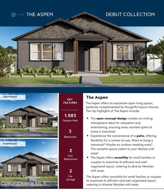 5119 E Rigel Ln, House other with 3 bedrooms, 2 bathrooms and null parking in Post Falls ID | Image 30