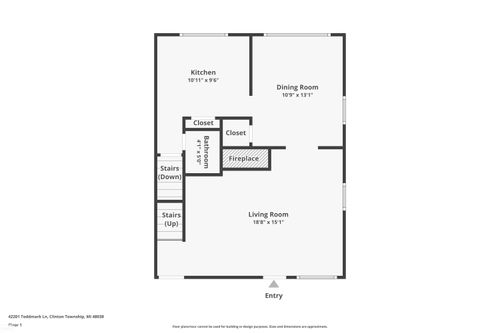 42201 Toddmark Ln, Clinton Township, MI, 48038-6824 | Card Image