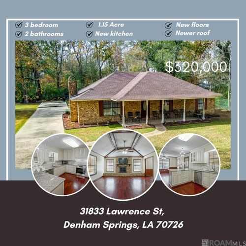 31833 Lawrence St, Denham Springs, LA, 70726-1415 | Card Image