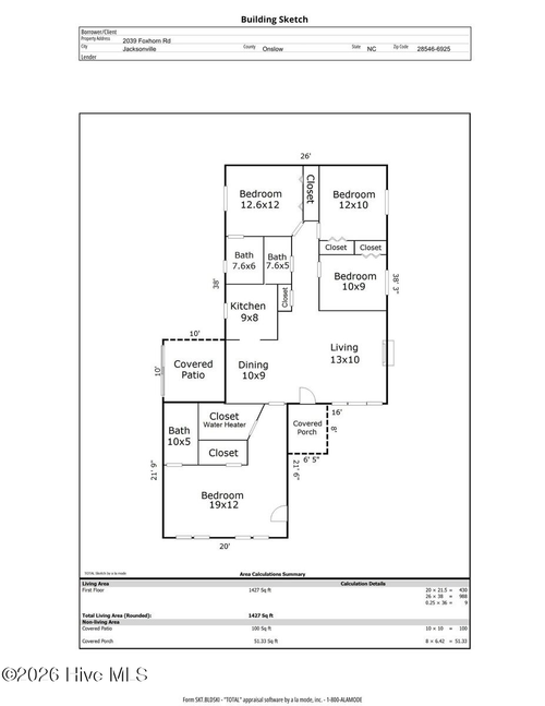 2039 Foxhorn Rd, Jacksonville, NC, 28546-6925 | Card Image