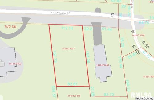 Lot 3 N Mandalay Dr, Peoria, IL, 61614-3296 | Card Image