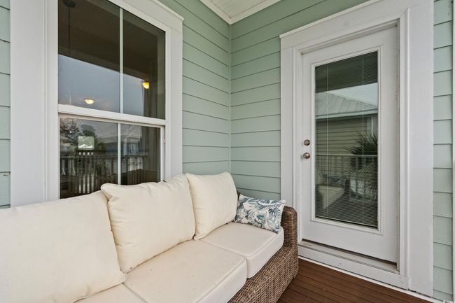 View of balcony off of the master bedroom. | Image 16
