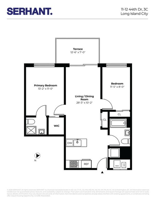 3c-11-12 44th Dr, Long Island City, NY, 11101-6356 | Card Image