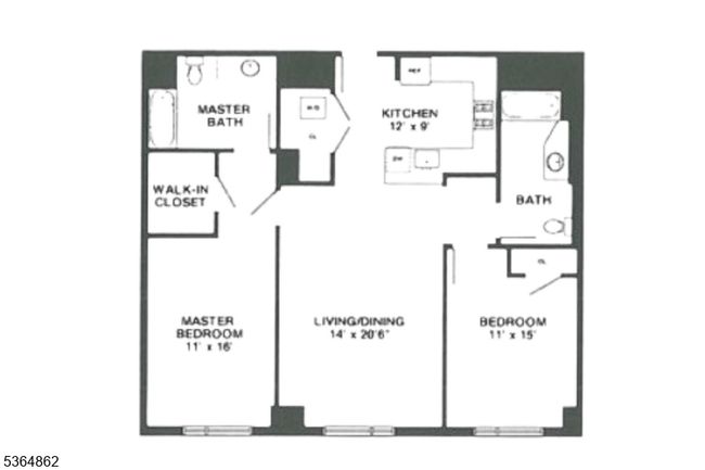 APT-616 - 1 Carriage City Plz, Townhouse with 2 bedrooms, 2 bathrooms and null parking in Rahway NJ | Image 25