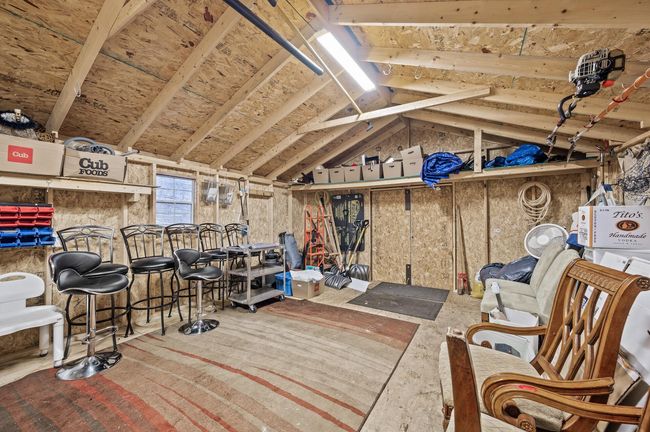 A peek inside the shed - So much storage and electricity too! | Image 63