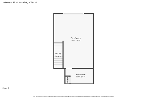 309 Oreda Place, Mccormick, SC, 29835 | Card Image
