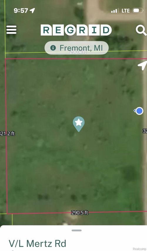 0 Mertz Rd Road, Fremont Township, MI, 48744 | Card Image