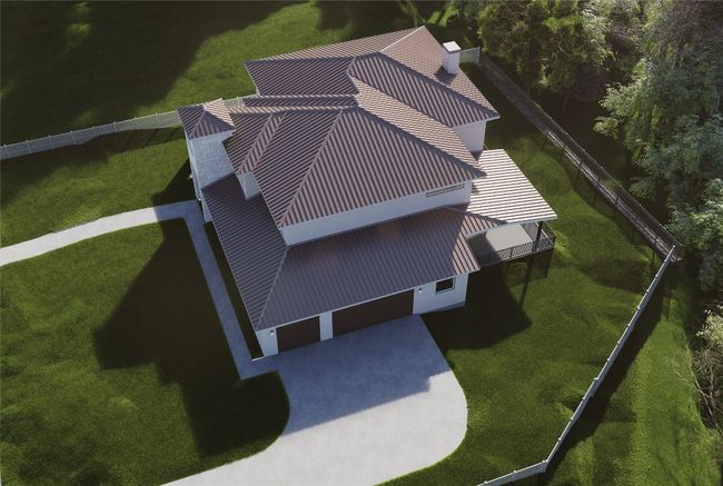 Backyard Rendering – Conceptual aerial view showcasing the property layout and surrounding area. (for visualization purposes only) | Image 5