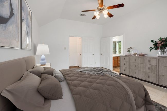 Virtually staged primary bedroom | Image 15