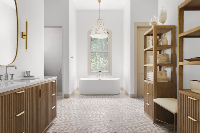 A bathroom with room for more furnishings if desired | Image 18