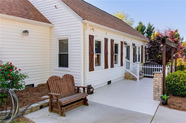 Front patio with retractable awning. | Image 4