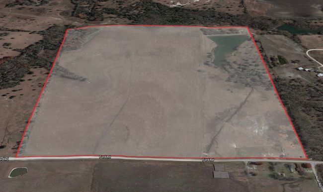 Aerial view of property's location with property parcel outlined | Image 4