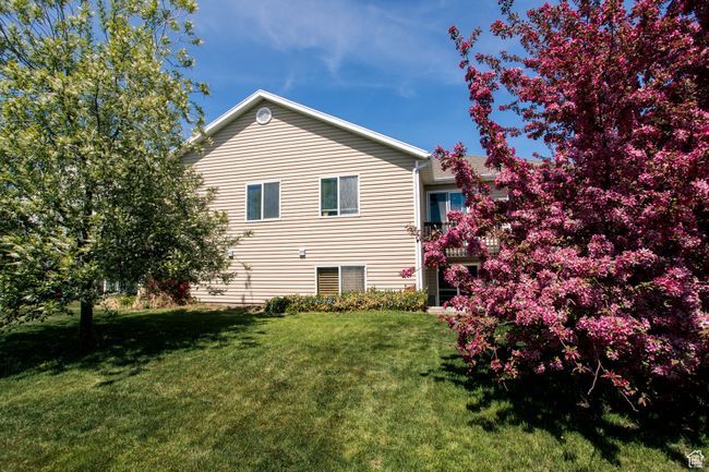 Rear view of property with a yard | Image 35