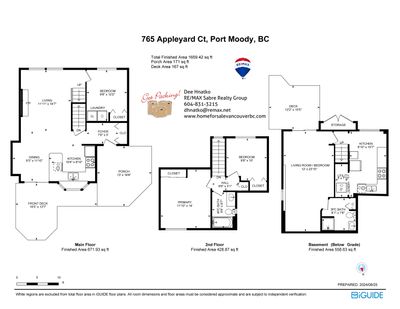 765 Appleyard Crt, House other with 4 bedrooms, 2 bathrooms and 2 parking in Port Moody BC | Image 2