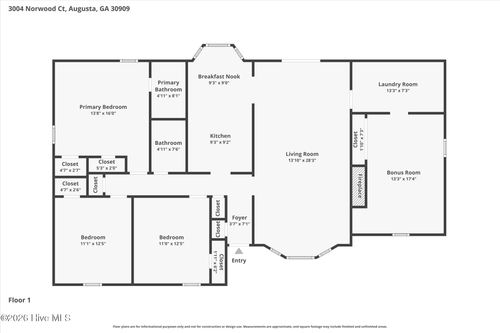 3004 Norwood Ct, Augusta, GA, 30909-9659 | Card Image