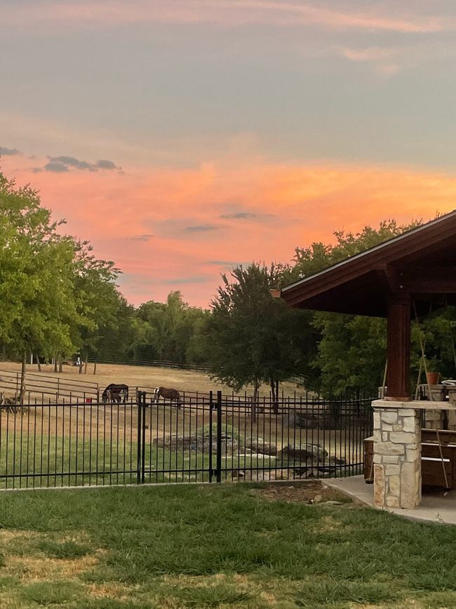 Yard at dusk featuring fence | Image 29
