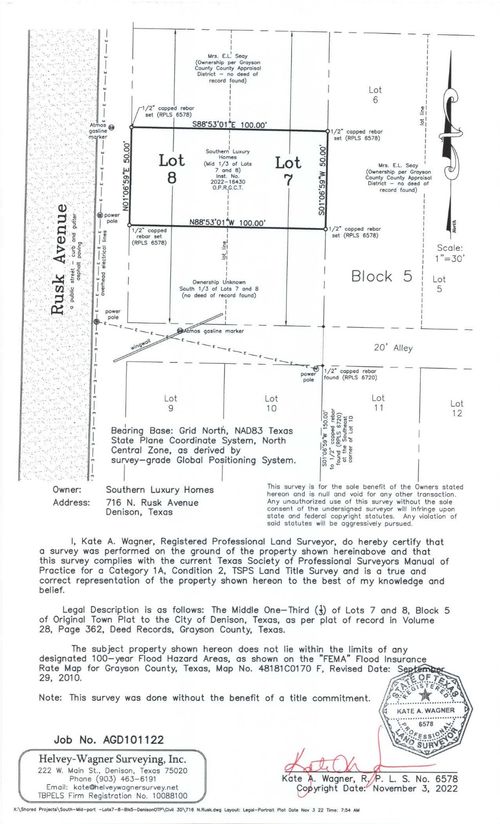 716 N Rusk Ave, Denison, TX, 75020-2555 | Card Image