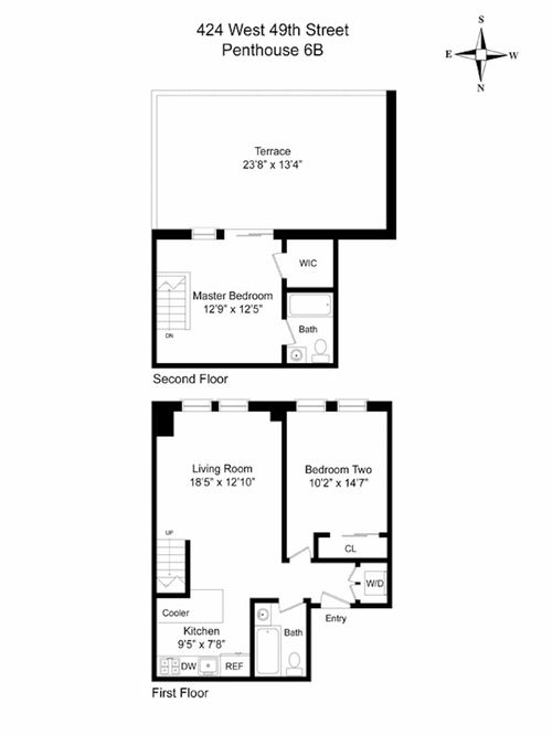 6b-424 W 49th St, New York, NY, 10019-7258 | Card Image