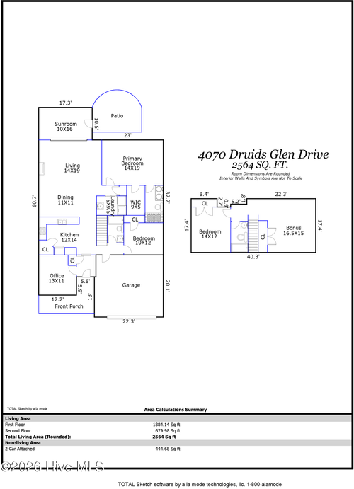 4070 Druids Glen Dr, Leland, NC, 28451-1640 | Card Image