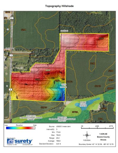 Lot 1 Garden Prairie Road, Home with 0 bedrooms, 0 bathrooms and null parking in Garden Prairie IL | Image 3