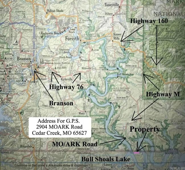 000 Cedar Ln, Home with 0 bedrooms, 0 bathrooms and null parking in Lead Hill AR | Image 39