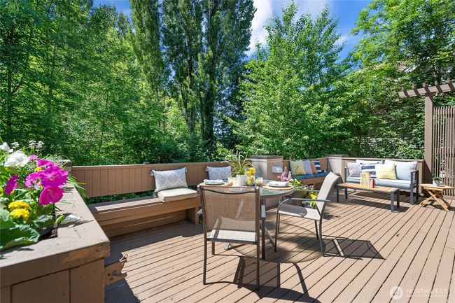 South Facing Rear Deck Surrounded by Greenery for Ultimate Privacy | Image 37