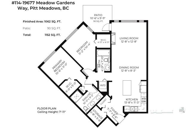 114 - 19677 Meadow Gardens Way, Condo with 2 bedrooms, 2 bathrooms and 2 parking in Pitt Meadows BC | Image 25