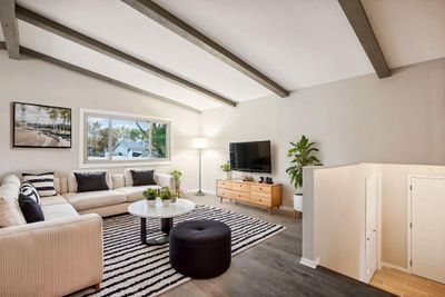 Large Living Room with Vaulted Ceilings (Virtually Staged) | Image 2