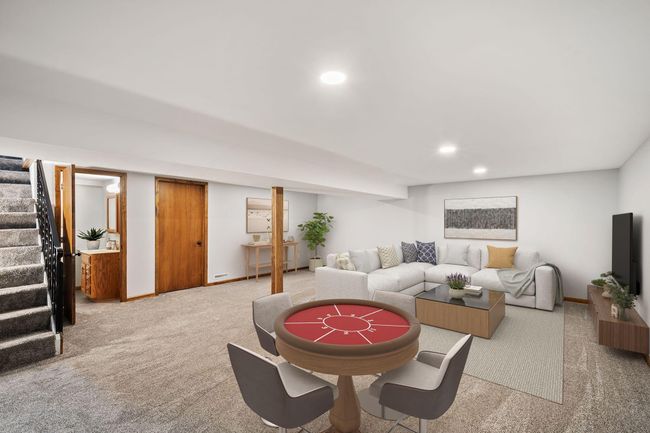Finished lower level family room (virtually staged - no TV mount) | Image 15