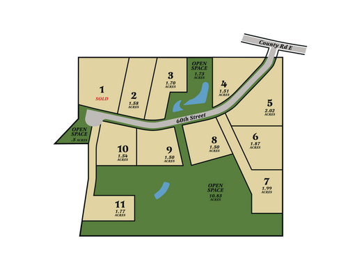 XXX Lot 4, 60th Street, Saint Joseph Twp, WI, 54016 | Card Image