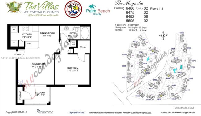 APT-206 - 6492 Emerald Dunes Dr, Condo with 1 bedrooms, 1 bathrooms and null parking in West Palm Beach FL | Image 25