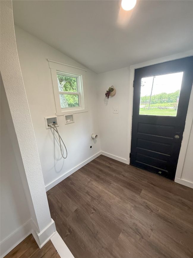 Foyer featuring vaulted ceiling and dark wood finished floors | Image 14