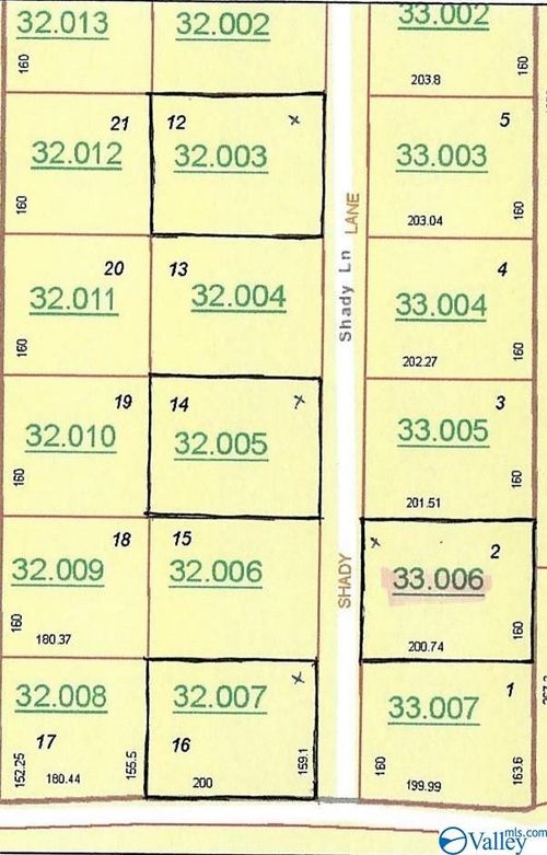 Lot 2 Shady Ln, Geraldine, AL, 35974-3571 | Card Image
