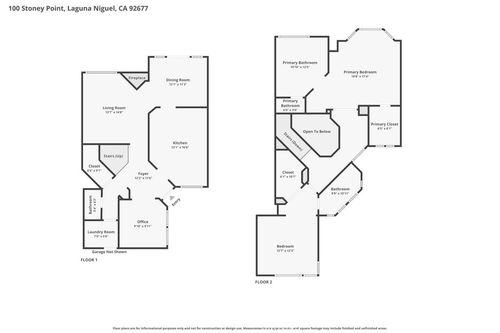 100 Stoney Pt, Laguna Niguel, CA, 92677-1015 | Card Image
