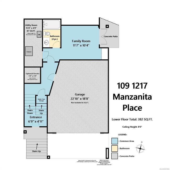 109 - 1217 Manzanita Pl, House other with 4 bedrooms, 4 bathrooms and 4 parking in Nanaimo BC | Image 20