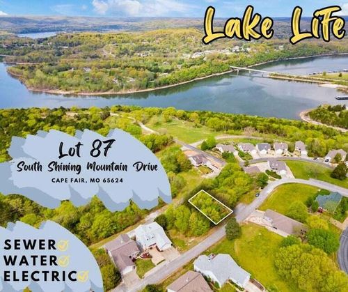 Lot 87 S Shining Mountain Dr, Cape Fair, MO, 65624-9645 | Card Image