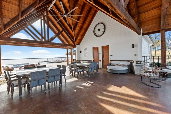 Community clubhouse covered outdoor area. | Image 10
