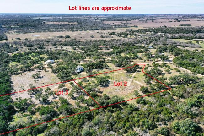 Aerial view of sparsely populated area with property parcel outlined | Image 12
